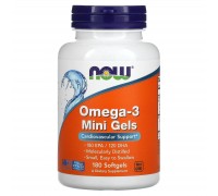 Омега-3 Now Foods (Omega-3 Mini) 180 мягких таблеток