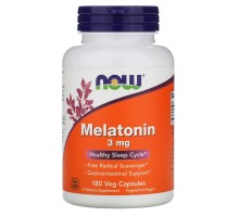 Мелатонін Now Foods (Melatonin) 3 мг 180 капсул