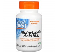 Альфа-ліпоєва кислота Doctor's Best (Alpha-Lipoic Acid) 600 мг 60 капсул