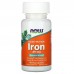 Залізо Now Foods (Iron) 36 мг 90 рослинних капсул