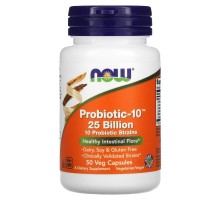 Пробиотики Now Foods (Probiotic-10) 25 млрд 50 капсул