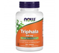 Трифала Now Foods (Triphala) 500 мг, 120 таблеток