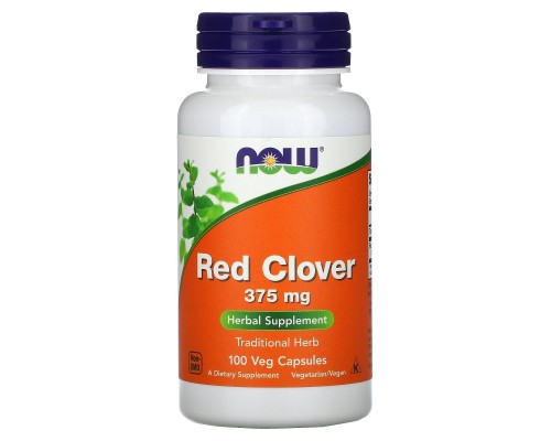 Червона конюшина Now Foods (Red Clover) 375 мг 100 капсул