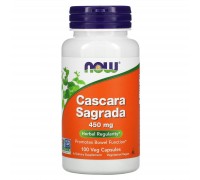 Крушина Now Foods (Cascara Sagrada) 450 мг 100 вегетарианских капсул