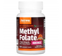 Метилфолат Jarrow Formulas (Methyl Folate) 400 мкг 60 вегетарианских капсул