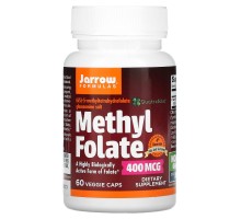 Метилфолат Jarrow Formulas (Methyl Folate) 400 мкг 60 вегетарианских капсул