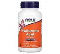 Гиалуроновая кислота Now Foods (Hyaluronic Acid) 50 мг 60 капсул