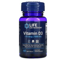 Витамин Д3 Life Extension (Vitamin D3) 7000 МЕ 60 капсул