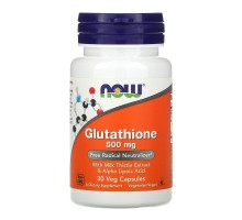 Глутатион Now Foods (Glutathione) 500 мг 30 вегетарианских капсул