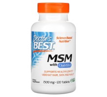 Метилсульфонілметан МСМ Doctor's Best (MSM with OptiMSM) 1500 мг 120 таблеток