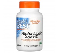 Альфа-ліпоева кислота Doctor's Best (Alpha Lipoic Acid 150) 150 мг, 120 капсул