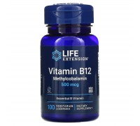 Вітамін B12 Life Extension (Vitamin B12) 500 мкг 100 льодяників