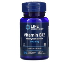 Витамин B12 Life Extension (Vitamin B12) 500 мкг 100 леденцов