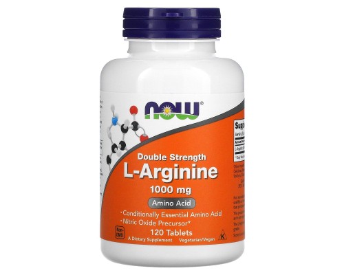 Аргинин Now Foods (L-Arginine) 1000 мг 120 таблеток