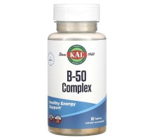 KAL, B-50 Complex, 50 Tablets