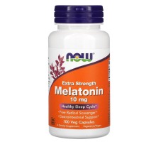 Мелатонин Now Foods (Melatonin Extra Strength) 10 мг 100 вегетарианских капсул