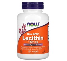 Лецитин соєвий Now Foods (Lecithin) 1200 мг 100 капсул