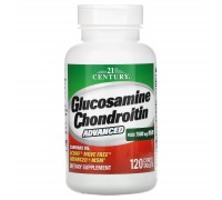 Глюкозамин Хондроитин с МСМ улучшенный 21st Century (Advanced Glucosamine Chondroitin plus MSM) 120 таблеток