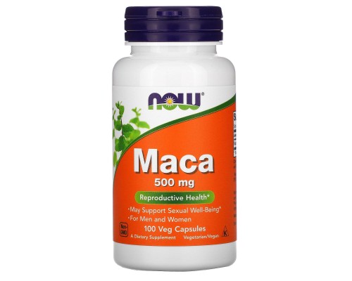 Мака Now Foods (Maca) 500 мг 100 вегетарианских капсул