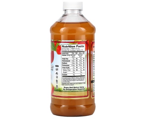 Яблочный уксус с маткой Dynamic Health Laboratories (Apple Cider Vinegar with Mother) 473 мл