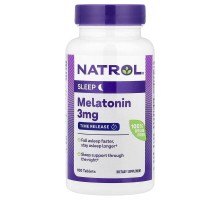 Мелатонин постепенного высвобождения Natrol 3 мг, 100 таблеток