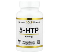 5-HTP (5-гідрокситриптофан) California Gold Nutrition 100 мг, 60 вегетаріанських капсул