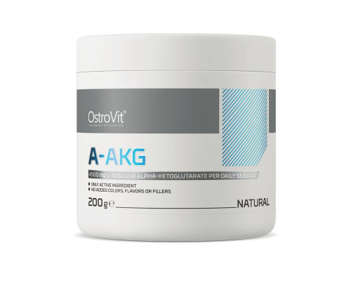 Аргінін A-Akg Ostrovit 200 г, 40 порцій (смак в асортименті)