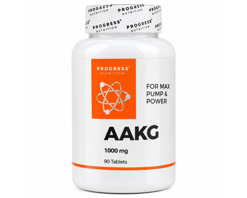 Аргінін A-Akg Progress Nutrition 1000 мг, 90 таблеток