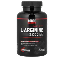 Аргінін Force Factor (L-Arginine) 3000 мг 150 капсул