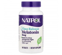 Мелатонін повільного вивільнення Natrol (Melatonin) 5 мг 100 таблеток