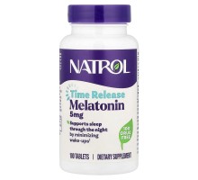 Мелатонин медленного высвобождения Natrol (Melatonin) 5 мг 100 таблеток