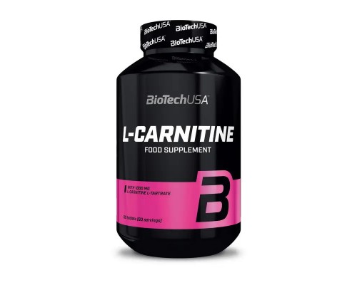 Карнітин BioTechUSA (L-Carnitine) 1000 мг, 60 таблеток