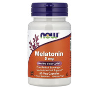Мелатонін Now Foods (Melatonin) 5 мг 60 капсул
