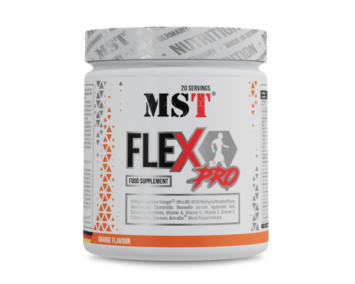 Комплекс для суглобів і зв’язок Flex PRO із колагеном MST 300 г, 20 порцій (смак в асортименті)
