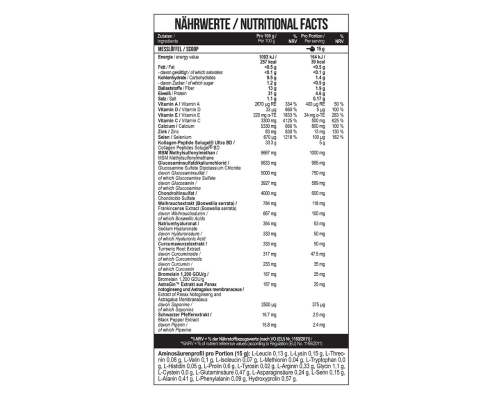 Комплекс для суглобів і зв’язок Flex PRO із колагеном MST 600 г, 40 порцій (смак в асортименті)