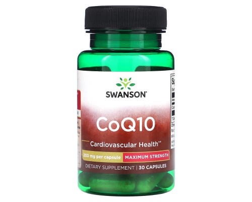Коензим Q10 Swanson 200 мг, 30 капсул