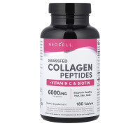 Колаген I і II типу з Вітаміном С і Біотином NeoCell (Super Collagen), 180 таблеток