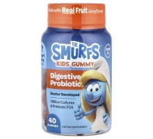 Пробиотики для улучшения пищеварения у детей с 3х лет The Smurfs 40 жевательных мармеладок со вкусом ягод