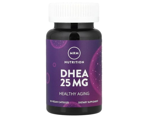 Дегидроэпиандростерон MRM Nutrition (DHEA) 25 мг 90 вегетаринских капсул Дегидроэпиандростерон MRM Nutrition (DHEA) 25 мг 90 вегетаринских капсул
