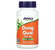 Дягиль Натуральный NOW Foods (Dong Quai) 520 мг, 100 вегетарианских капсул