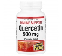 Кверцетин (Quercetin) Natural Factors 500 мг, 60 вегетаріанських капсул