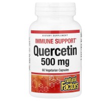Кверцетин (Quercetin) Natural Factors 500 мг, 60 вегетарианских капсул