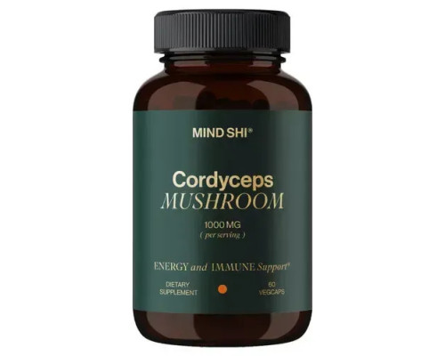 Кордицепс Mind Shi 1000 мг, 60 капсул