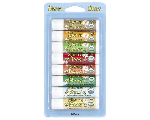 Бальзам для губ Sierra Bees (Lip Balm) 4.25 г/шт (ароматы в ассортименте)