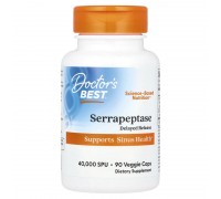 Серрапептаза Doctor's Best 90 рослинних капсул