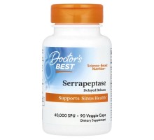 Серрапептаза Doctor's Best 90 рослинних капсул