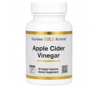 Яблучний оцет California Gold Nutrition 450 мг 60 капсул