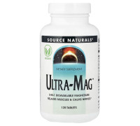 Магній, Ультра-Маг, Ultra-Mag Magnesium Complex. Source Naturals, 120 таблеток