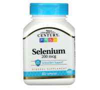Селен 21st Century (Selenium) 200 мкг 60 капсул