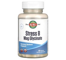 Витамины группы В и Магний Глицинат "Stress B Mag Glycinate" KAL 60 веганских капсул